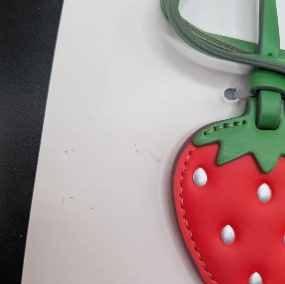 Kate Spade x Target Strawberry Bag Charm Keychain - Picture 3 of 7